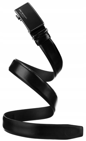 Breiter Herren Ledergürtel mit Automatikschließe – Peterson