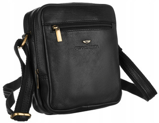 Herren Umhängetasche aus echtem Leder – Peterson