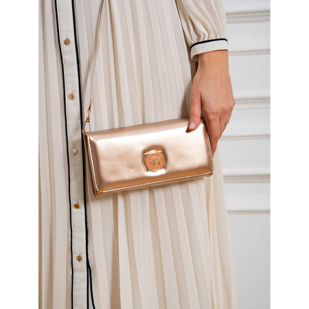 Goldene Mini Clutch mit Handytasche – Rovicky