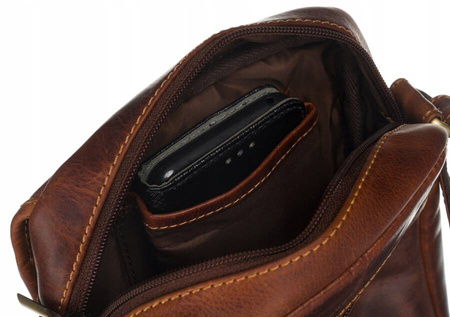 Herren Umhängetasche aus Leder – Peterson