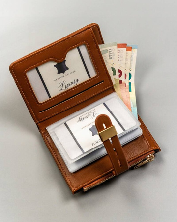 Damen Geldbörse aus Öko-Leder mit Kartenfächereinsatz – 4U Cavaldi