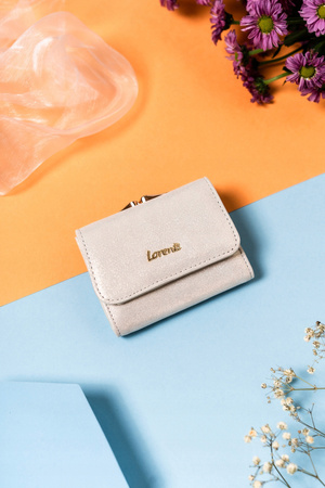 Kleine Damen Portemonnaie mit Druckknopf und Bügelverschluss – Lorenti