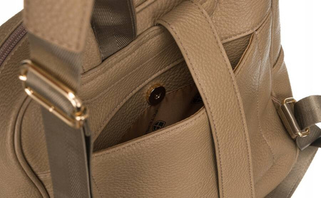 Geräumiger Damen Rucksack aus Öko-Leder – Peterson