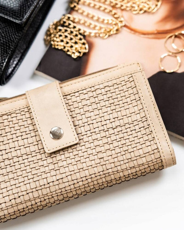 Große Damen Geldbörse aus Echtleder – Rovicky