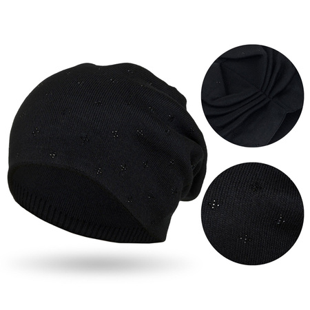 Städtische Damen Mütze mit Kristallen – Peterson