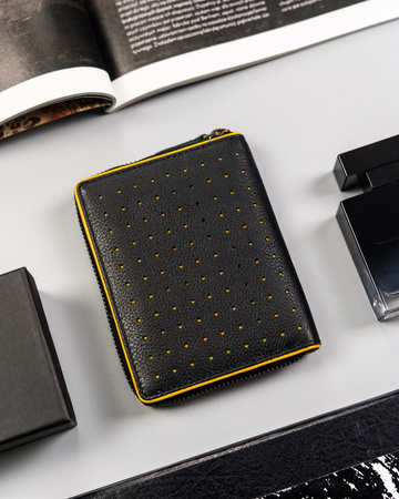 Sportliche Herren Geldbörse aus Leder mit Reißverschluss – Peterson