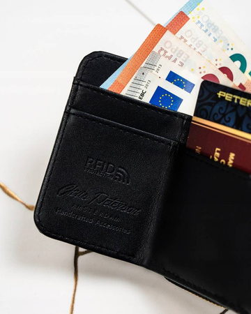 Kleine Damen Geldbörse aus Öko-Leder – Peterson