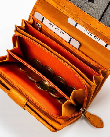 Elegante Damen Geldbörse aus Echtleder – Rovicky