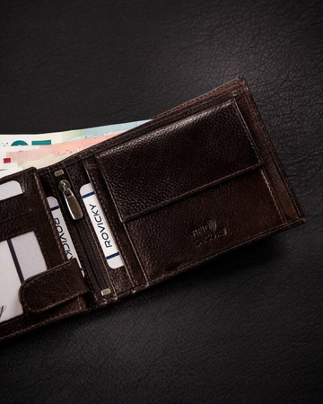 Große Herren Geldbörse aus Leder – Rovicky