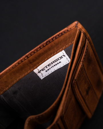 Herren Geldbörse aus Leder mit RFID Protect – Peterson