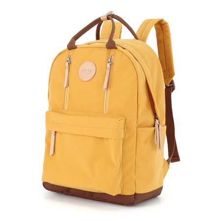 Senfgelber Rucksack für Schule und Arbeit – Himawari