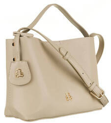 Minimalistische Damen Tasche im Korb-Stil aus glattem Öko-Leder – LuluCastagnette