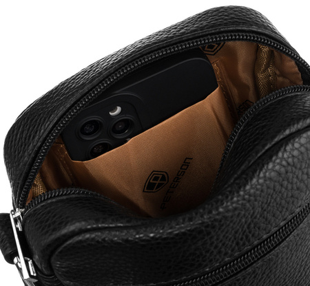 Herren Umhängetasche aus Öko-Leder – Peterson