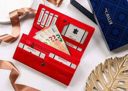 Klassische Damen Geldbörse aus Öko-Leder – 4U Cavaldi