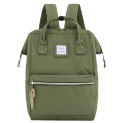 Modischer grüner Reiserucksack mit USB-Anschluss – Himawari