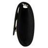 Damen-Clutch aus synthetischem Stoff in Schwarz - Rovicky