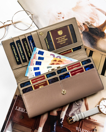 Große Damen Geldbörse mit Schlangenmuster – Peterson