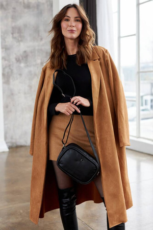 Klassische Damen Umhängetasche aus Echtleder – Peterson