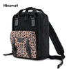 Laptoprucksack mit Leopardenmuster-Tasche – Himawari