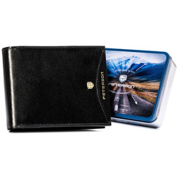 Herren Geldbörse aus Leder mit RFID-Schutz – Peterson