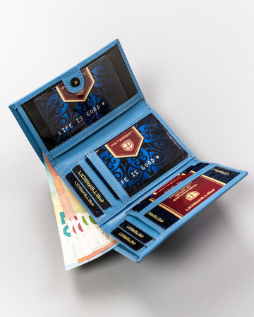 Elegante Damen Geldbörse aus Echtleder – Peterson