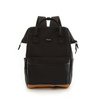 Schwarzer Damen Rucksack für die Stadt mit USB-Anschluss – Himawari