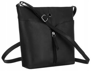 Damen Umhängetasche aus Leder mit verstellbarem Gurt – Peterson