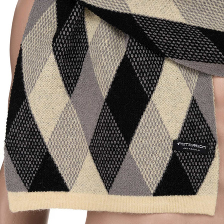 Warmer Herren Schal mit elegantem Rautenmuster – Peterson