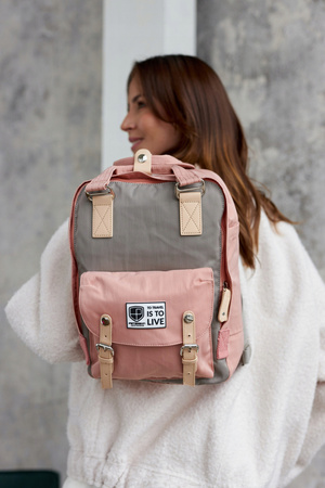 Städtischer, geräumiger Rucksack aus Polyester – Peterson