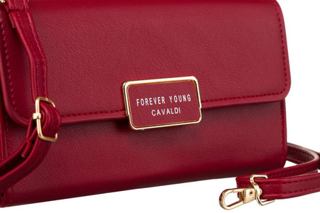 Mini Damen Umhängetasche mit Geldbörsenfunktion und abnehmbarem Riemen – 4U Cavaldi