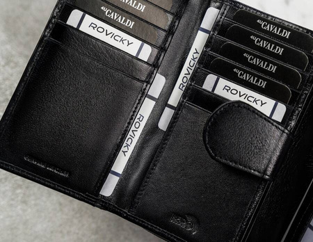 Große Damen Geldbörse aus Leder mit RFID Schutz – 4U Cavaldi