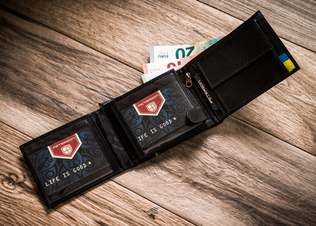 Patriotische Geldbörse mit ukrainischen Farben – Peterson