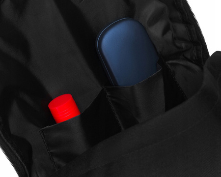 Sportlicher, geräumiger Rucksack in Schwarz mit Außentaschen – Peterson