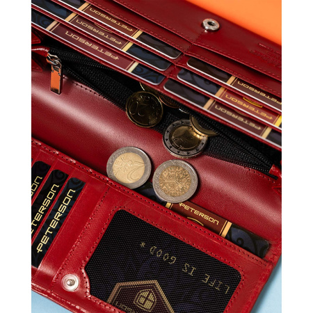 Moderne Damen Geldbörse mit Kreditkartenfächern – Peterson