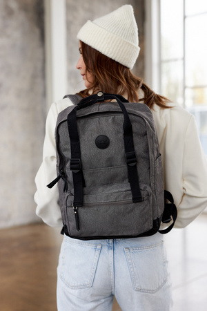Großer City Rucksack mit Laptopfach – Himawari