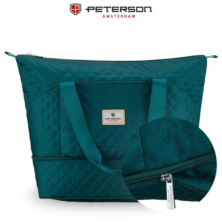 Trainings-Tasche aus grünem Polyester mit bequemen Griffen - Peterson