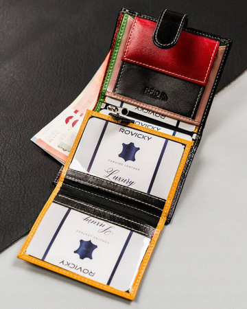 Kleine Herren Geldbörse aus Leder – Rovicky