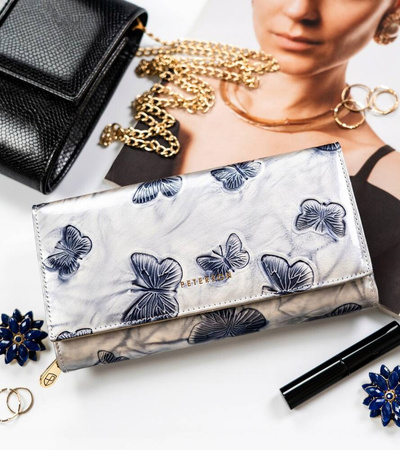 Große Damen Geldbörse aus Leder – Peterson