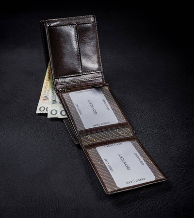 Herren Geldbörse aus Leder mit RFID-Schutz – Rovicky