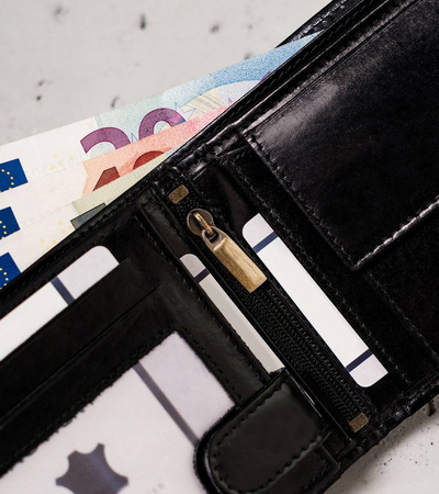 Horizontale Herren Geldbörse aus Leder – Peterson