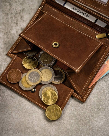 Große Herren Geldbörse aus Nubukleder – Always Wild