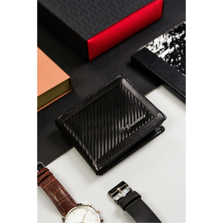 Elegante Herren Geldbörse aus echtem Leder – Rovicky