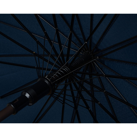 Marineblauer, großer Behörden-Regenschirm – Peterson