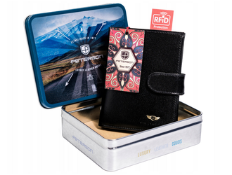 Vertikale Herren Geldbörse mit Druckknopf – Peterson