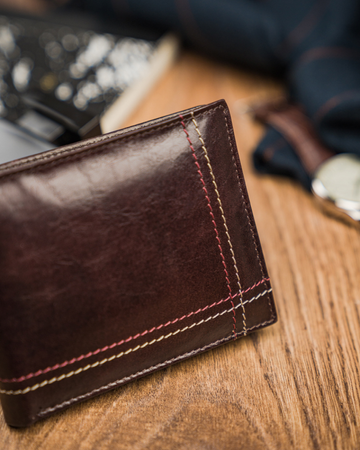 Herren Geldbörse aus Leder Always Wild® für Karten