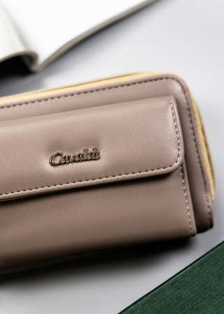 Große, horizontale Damen Geldbörse aus Öko-Leder – 4U Cavaldi