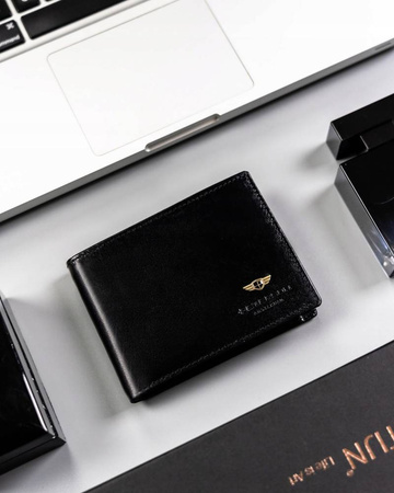 Kleine Geldbörse aus Leder ohne Verschluss – Peterson