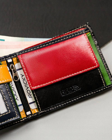 Kleine Herren Geldbörse aus echtem Leder – Rovicky