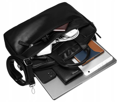 Stilvolle Laptoptasche aus Öko-Leder für 14 Zoll – Peterson