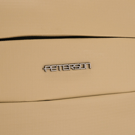 Großer Khaki-Reise-Rucksack mit Laptopfach, zweifach unterteilt – Peterson